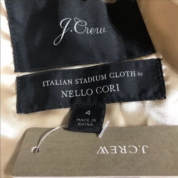NWT.J.Crew Chateau Parka in Italian Stadium-Cloth Wool sz 4 - Picture 6 of 6